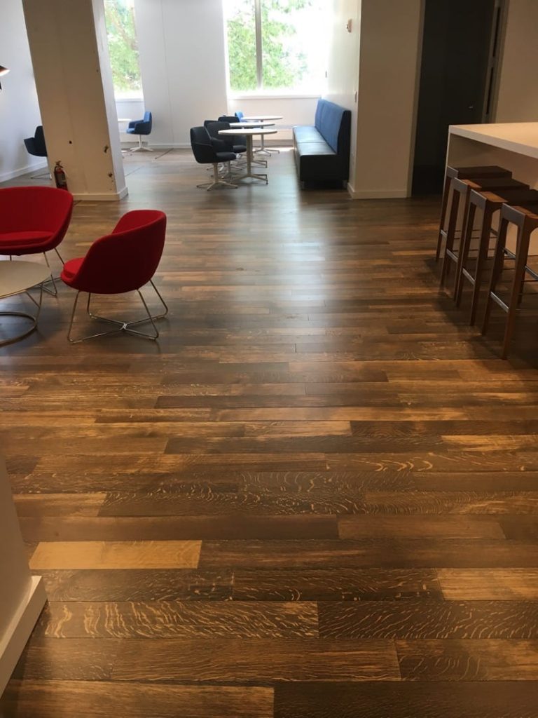 Nydree Flooring in aris Andover offices